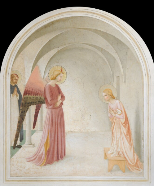 Giovanni  da Fiesole (Beato Angelico) - Annunciazione (cella 3)