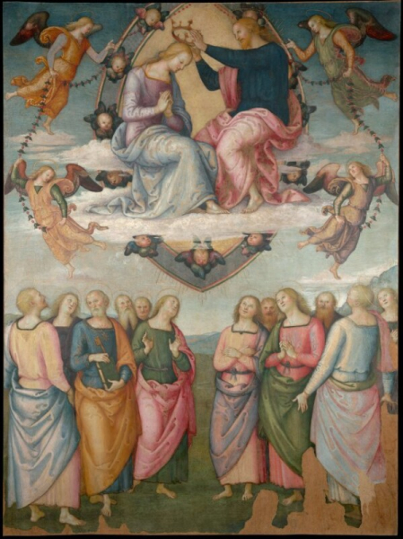 Pietro Di Cristoforo Vannucci (Perugino) - Pala opistografa di Monteripido - verso