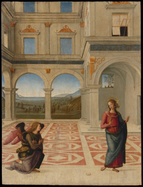 Pietro Di Cristoforo Vannucci (Perugino) - Ranieri Annunciation