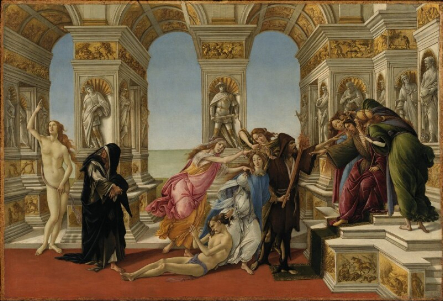 Sandro Botticelli - Calunnia di Apelle