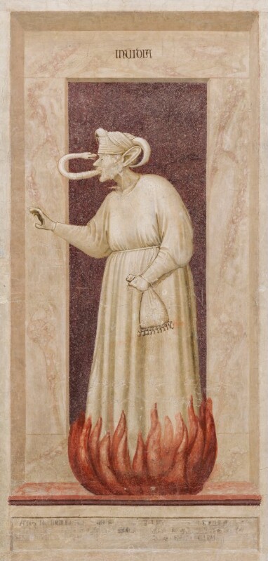 Vizio Invidia, Giotto Di Bondone