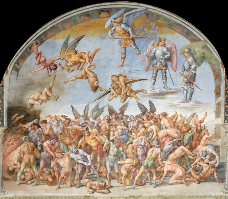 Cappella di San Brizio Dannati all'Inferno, Luca Signorelli