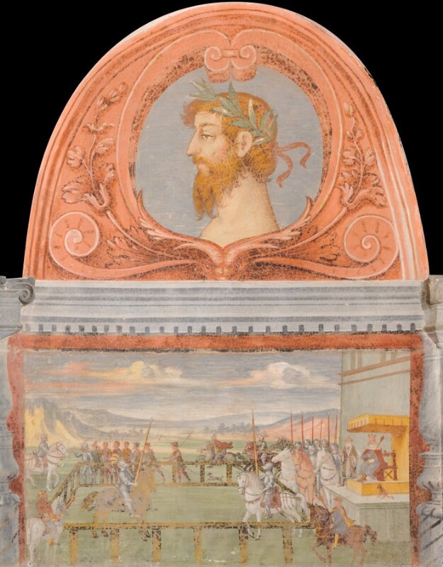 Story of Ginevra, Rinaldo interrupts the duel between Lurcanio and the ...