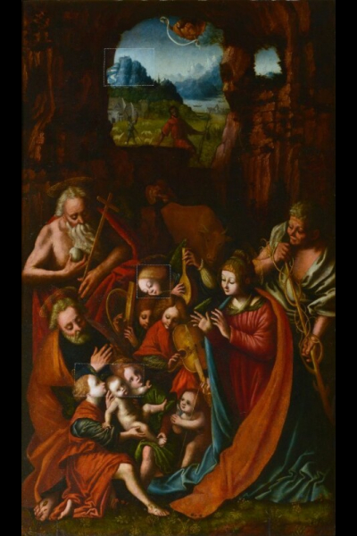 Giovan Battista Della Cerva - Adorazione del Bambino