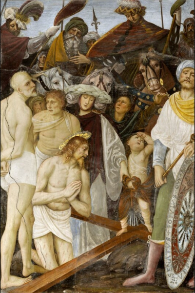 Gaudenzio Ferrari - Preparazione della Croce