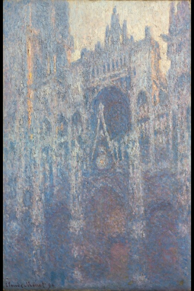 Claude Monet - Il portale della cattedrale di Rouen alla luce del mattino