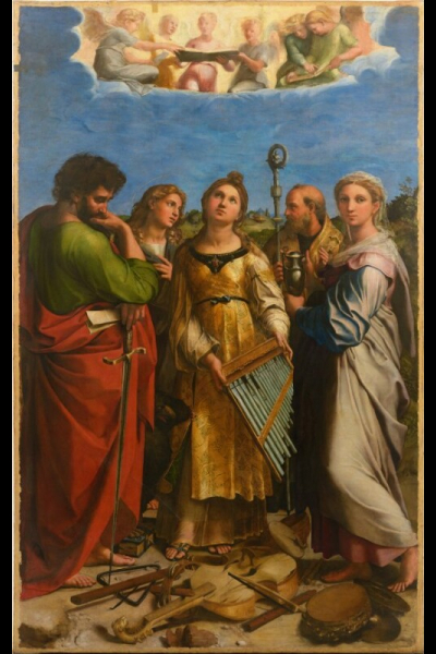 Raffaello Sanzio (Raphael) - The Ecstasy of St. Cecilia