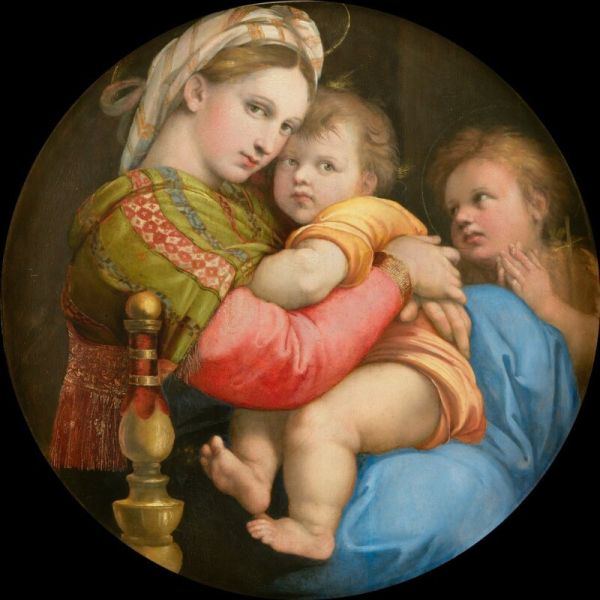 Raffaello Sanzio (Raphael) - Madonna della Seggiola