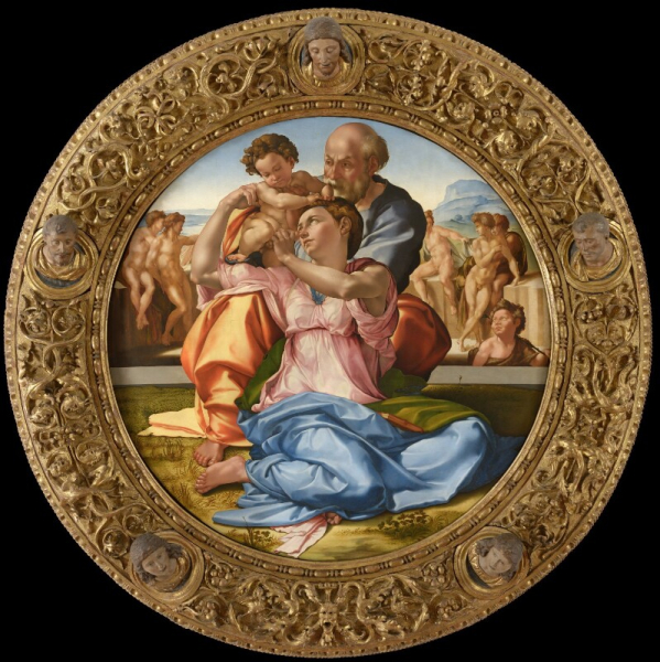 Michelangelo Buonarroti - Sacra Famiglia con San Giovaninno