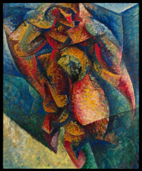 Umberto Boccioni - Corpo umano (Dinamismo)