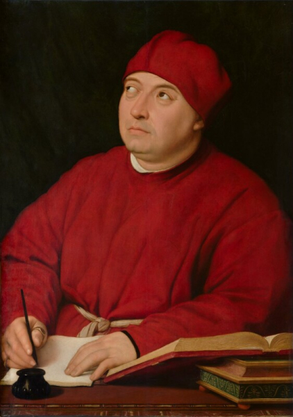 Raphael (Raffaello Sanzio) - Portrait of Tommaso Inghirami