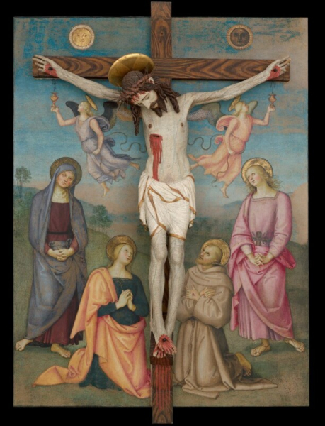 Pietro Di Cristoforo Vannucci (Perugino) - Opisthographic Monteripido Altarpiece