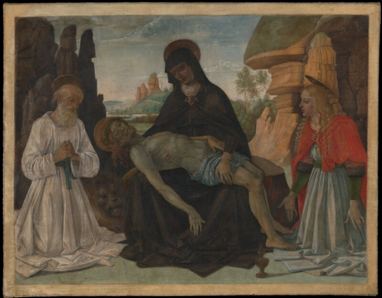 Pietro Di Cristoforo Vannucci (Perugino) - Pietà del Farneto