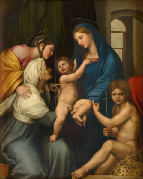 Raphael (Raffaello Sanzio) - Madonna dell'Impannata