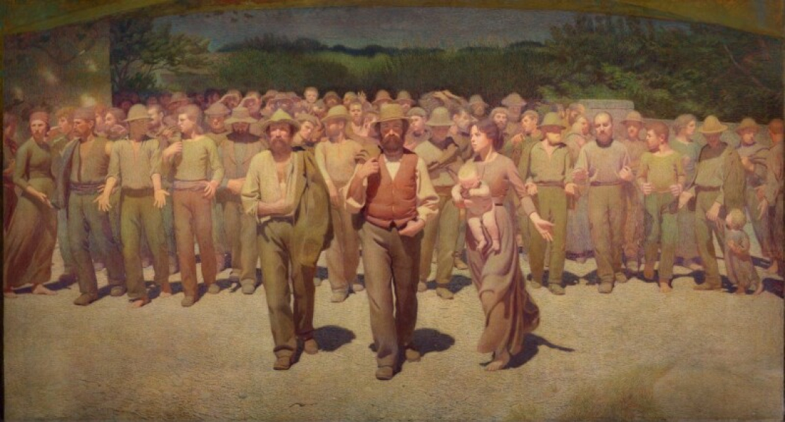 Giuseppe Pellizza (Pellizza Da Volpedo) - The Fourth Estate