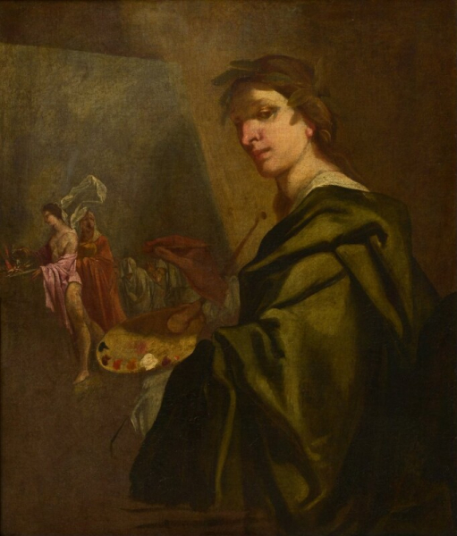 Giulio Carpioni - Selfportrait