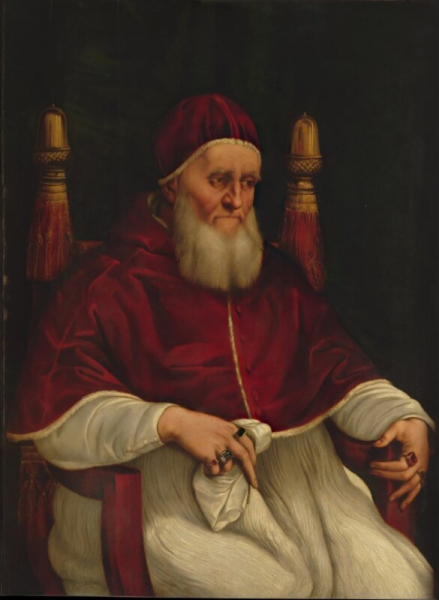 Raffaello Sanzio (Raphael) - Portrait of Pope Julius II