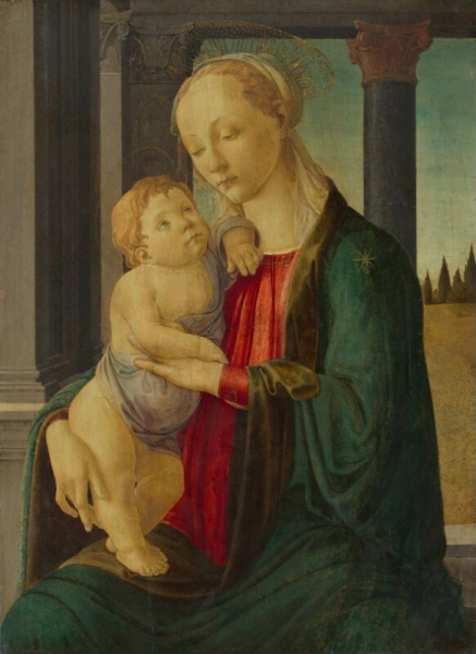 Sandro Botticelli - Madonna col Bambino