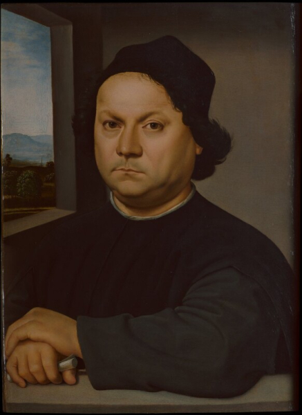 Raphael (Raffaello Sanzio) - Portrait of Perugino