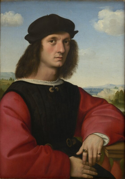 Raphael (Raffaello Sanzio) - Portrait of Agnolo Doni