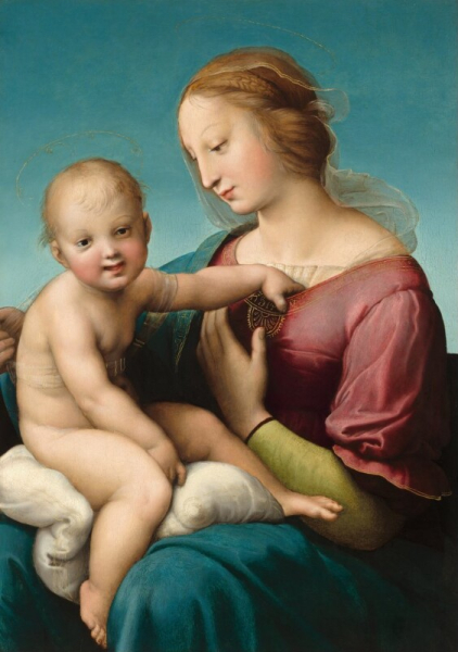 Raphael (Raffaello Sanzio) - The Niccolini-Cowper Madonna