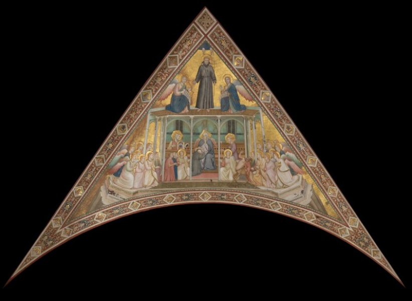 Bottega di Giotto - Allegoria dell'Obbedienza (Presbiterio)
