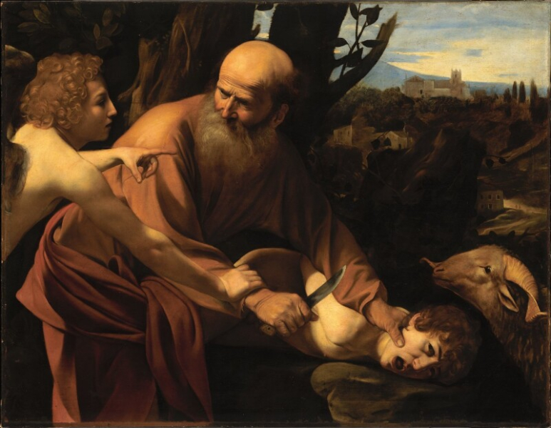 Michelangelo Merisi (Caravaggio) - Sacrificio di Isacco