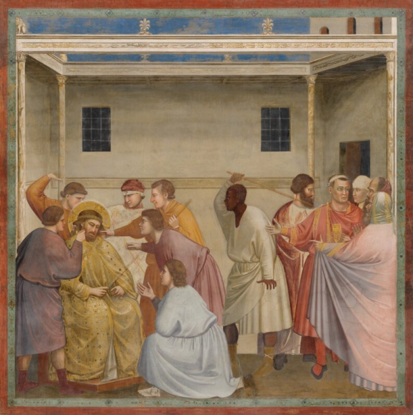 Giotto Di Bondone - Cristo deriso