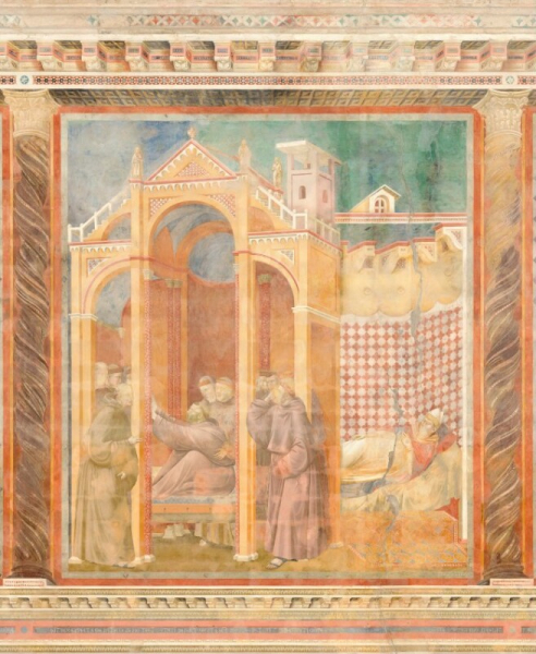Giotto Di Bondone - Appearance to Fra Agostino and to the Bishop of Assisi