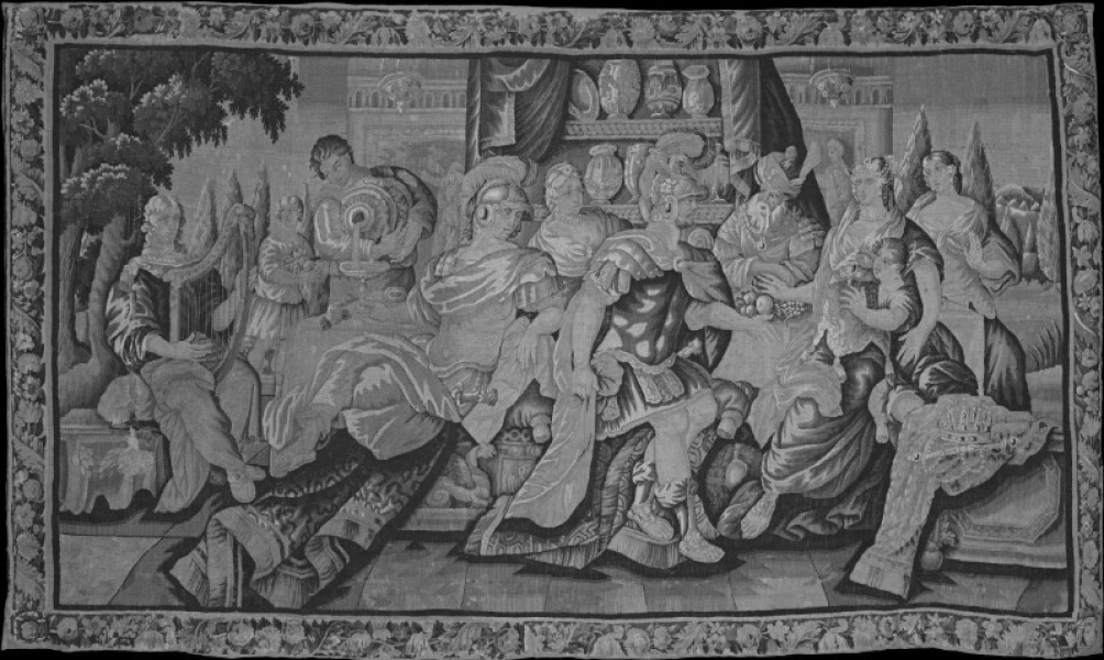 Anonimo (Anonymous) - Le banquet offert a Enèe par didon