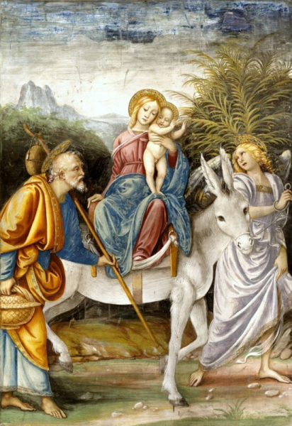 Gaudenzio Ferrari - Fuga in Egitto