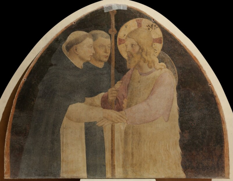 Giovanni  da Fiesole (Beato Angelico) - Christ Pilgrim