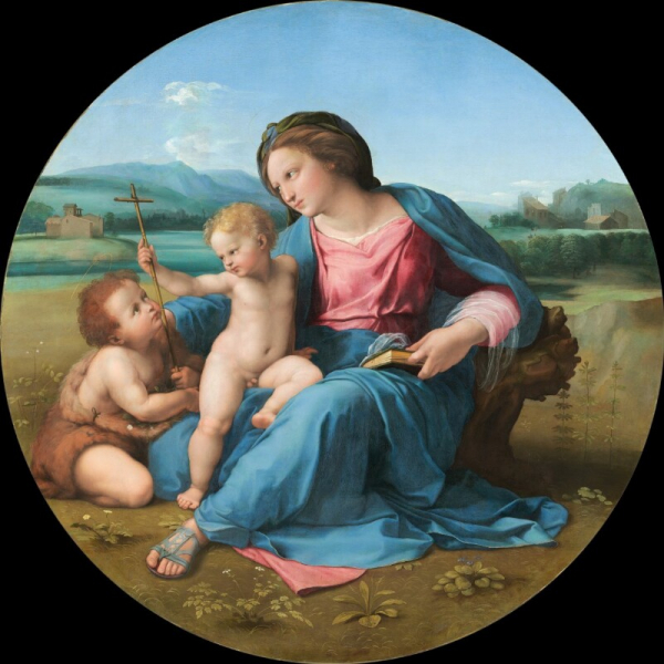 Raffaello Sanzio (Raphael) - The Alba Madonna