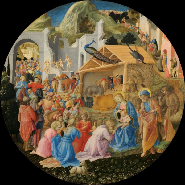 Giovanni  da Fiesole (Beato Angelico) - The Adoration of the Magi