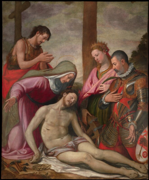 Santi di Tito (Santi Titi) - Compianto sul Cristo morto