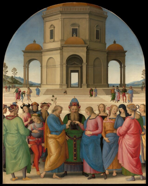 Pietro Di Cristoforo Vannucci (Perugino) - Marriage of the Virgin