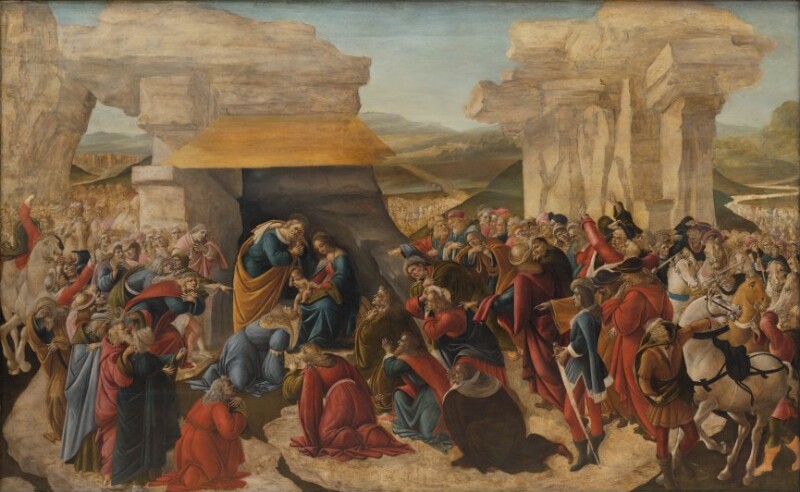 Adorazione dei Magi Sandro Botticelli Haltadefinizione