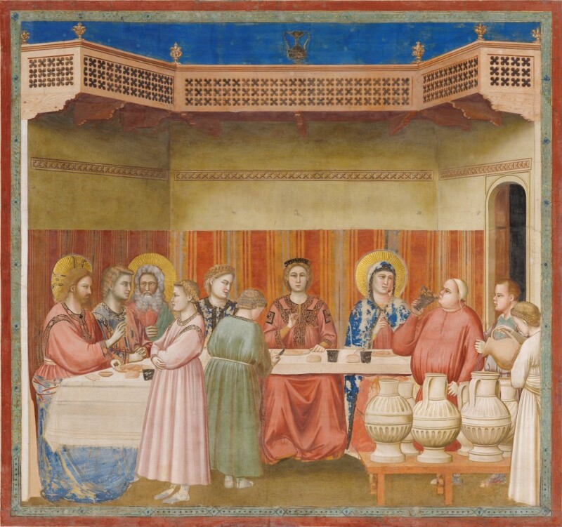 Nozze di Cana Giotto (Giotto Di Bondone) Haltadefinizione