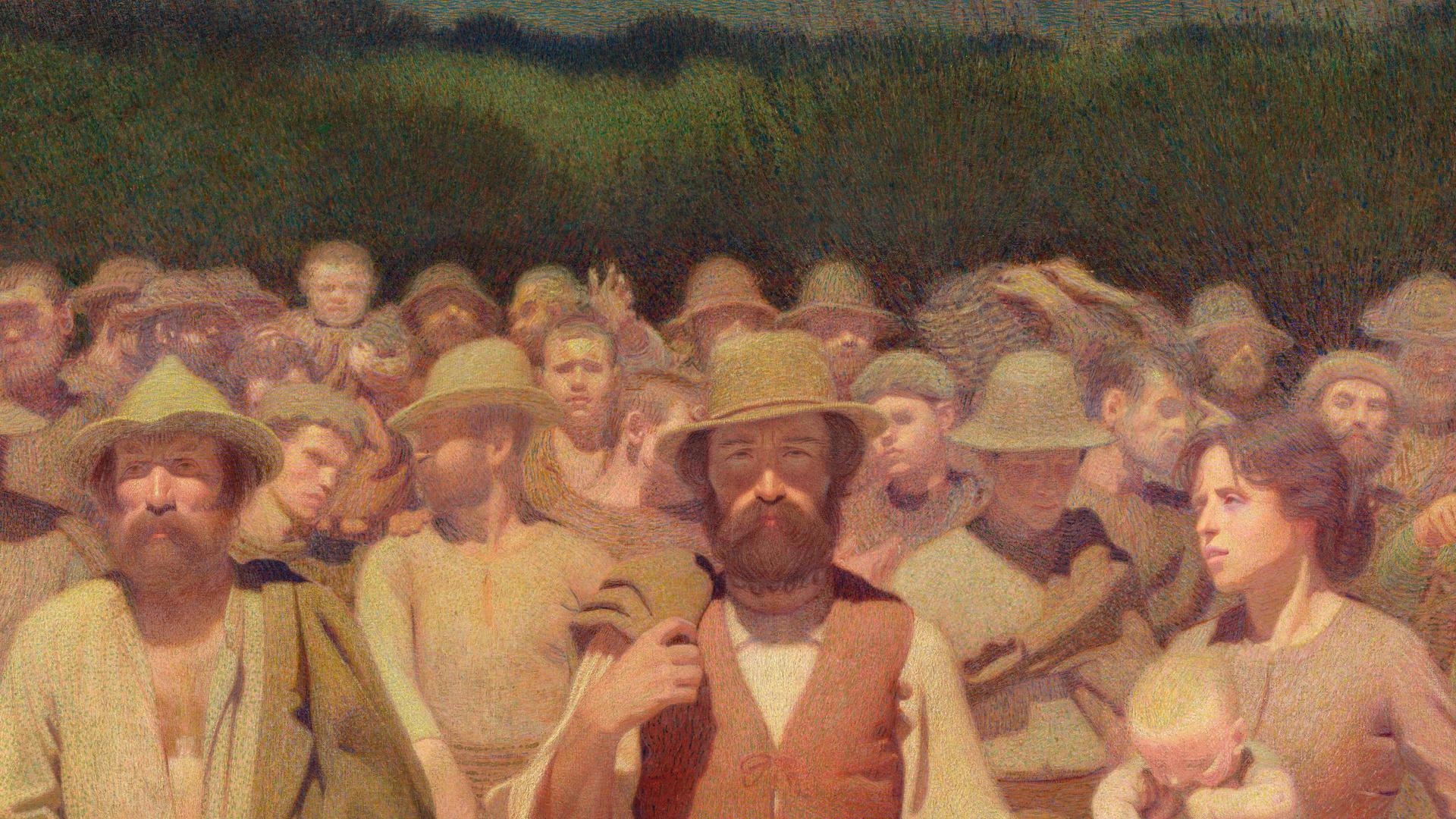 Il Quarto Stato: online il capolavoro di Pellizza da Volpedo