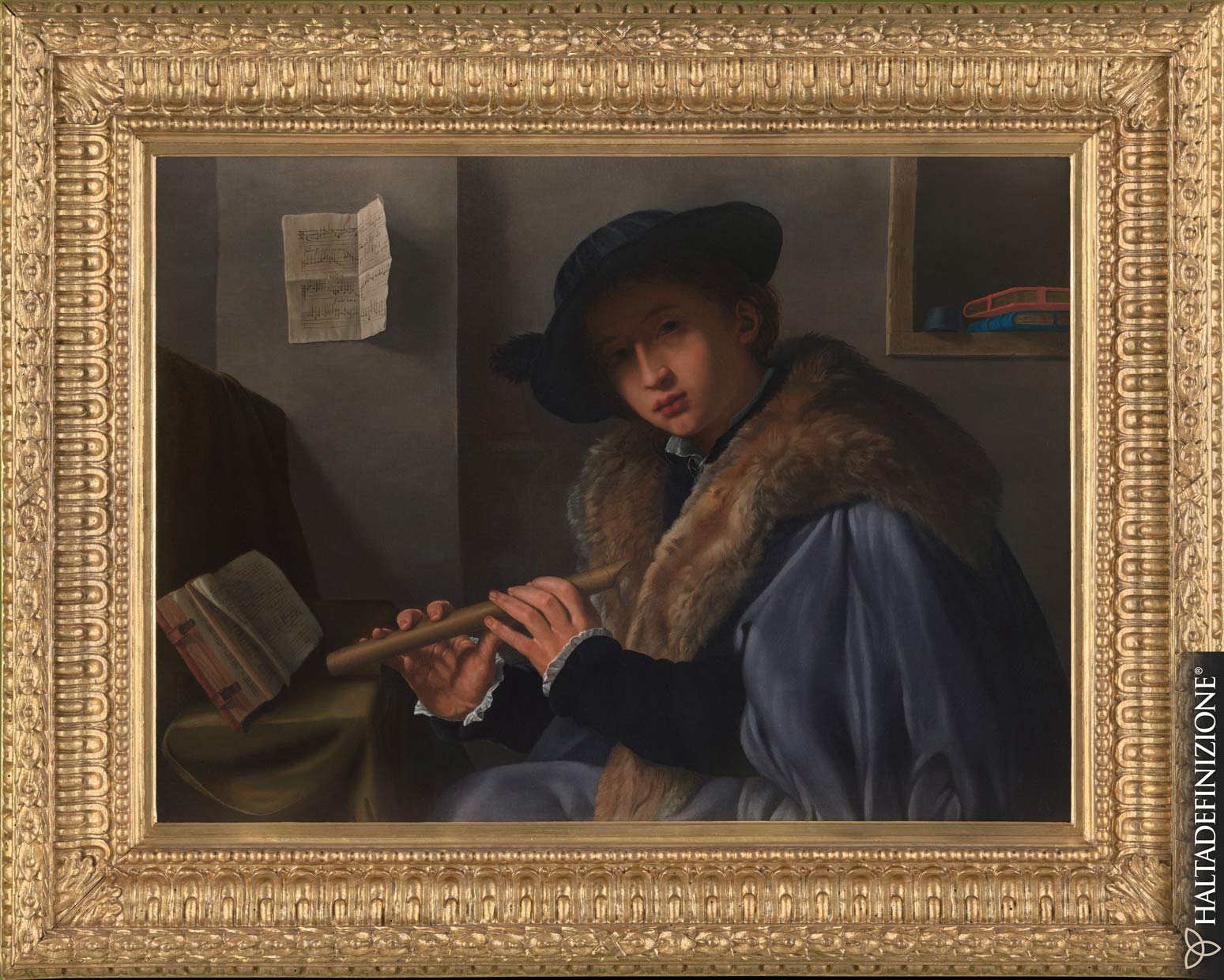 Ritratto di giovane con flauto