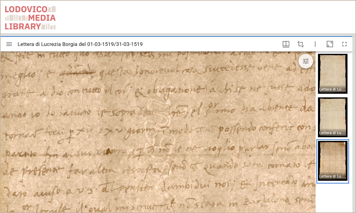 Screenshot 2023 04 13 at 14 39 09 Lettera di Lucrezia Borgia Lucrezia Este Borgia duchessa di Ferrara5