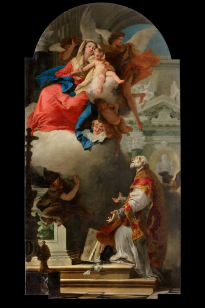 Giovan Battista Tiepolo - Visione di San Filippo Neri con la Madonna e il Bambino