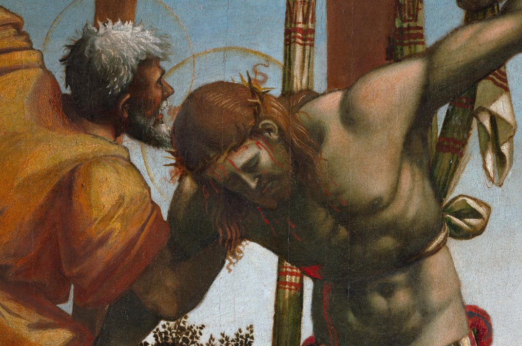 Dettaglio di Cristo dalla Deposizione di Umbertide di Signorelli