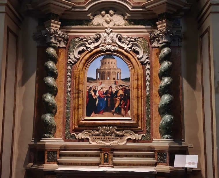 Replica dello Sposalizio della Vergine di Raffaello